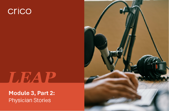 Picture of LEAP Module 3, Part 1 with microphone near it