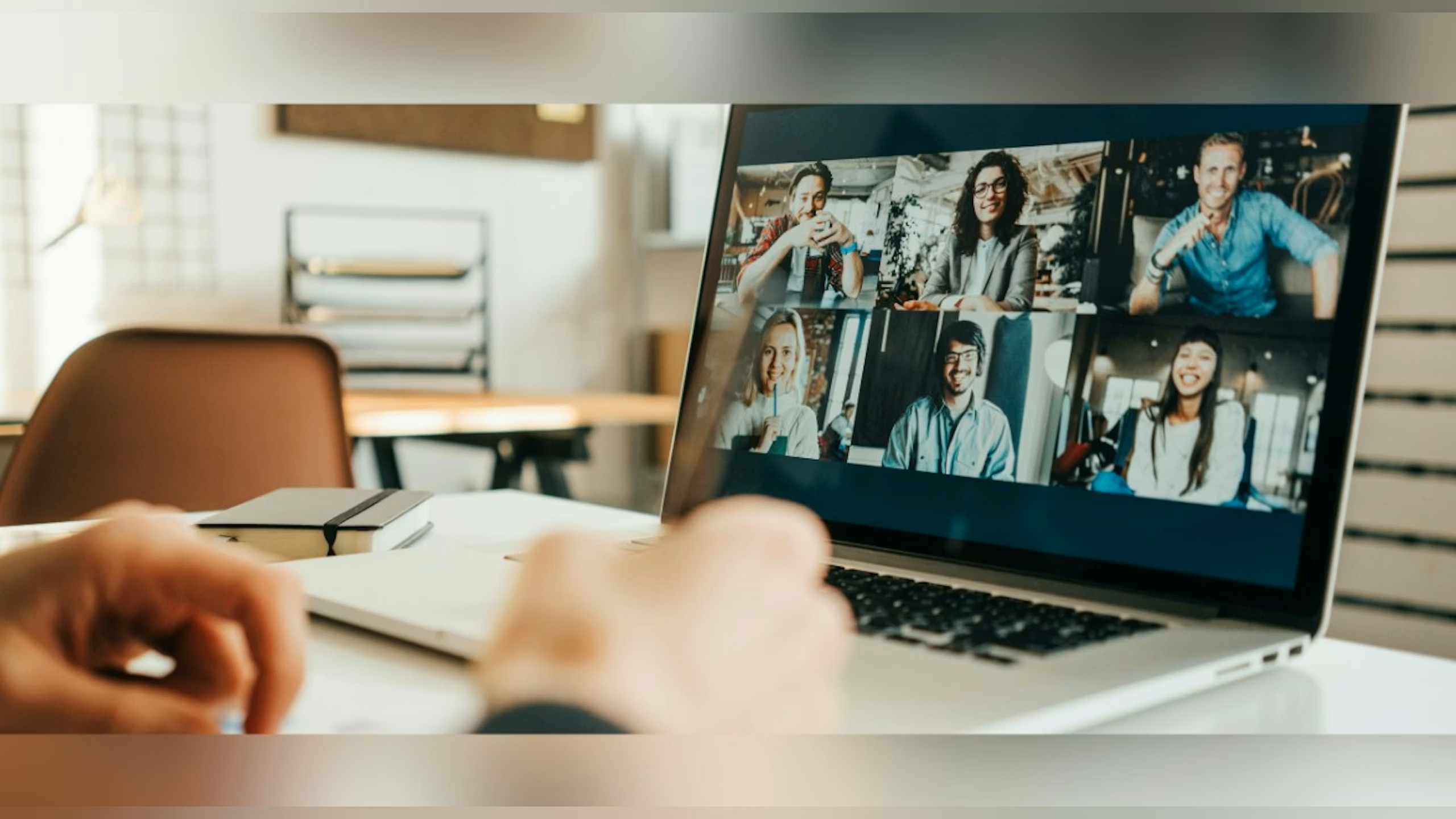 people watching others on a zoom call