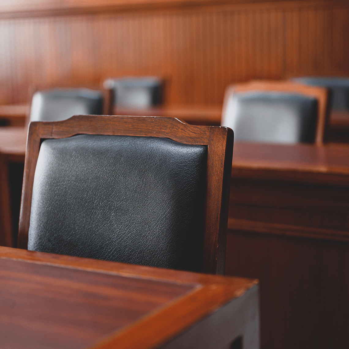 empty courtroom