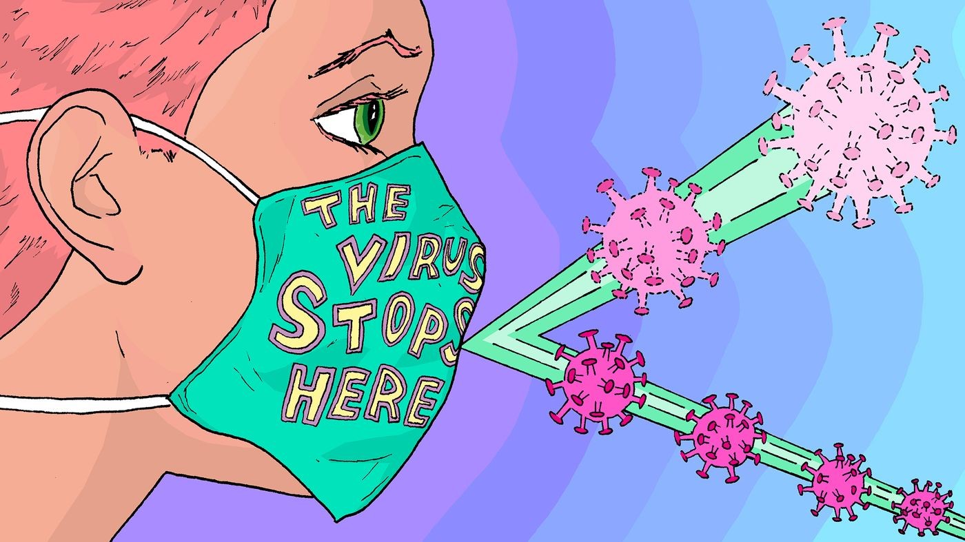 The Virus Stops Here Mask VirusStopsMask